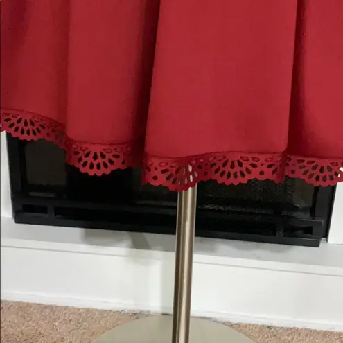 Susana Monaco Sadi Dress Fit n Flare Laser Cut