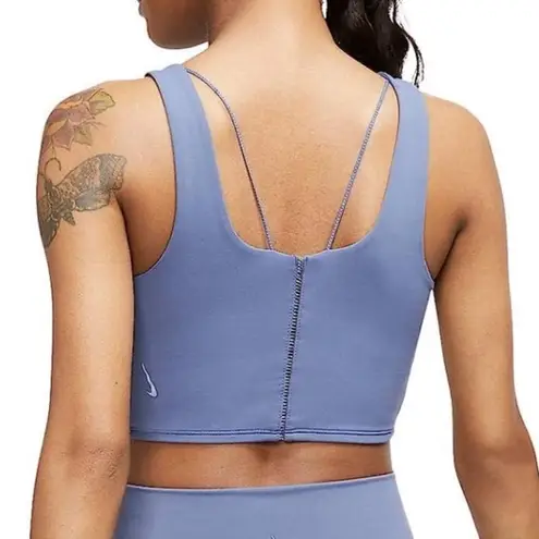 Nike  YOGA LUXE WOMENS INFINALON CROPPED CROP TOP SPORTS BRA Size LARGE