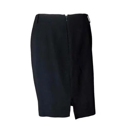 DKNY  Lined, Knee Length Black Pencil Skirt, Size 12