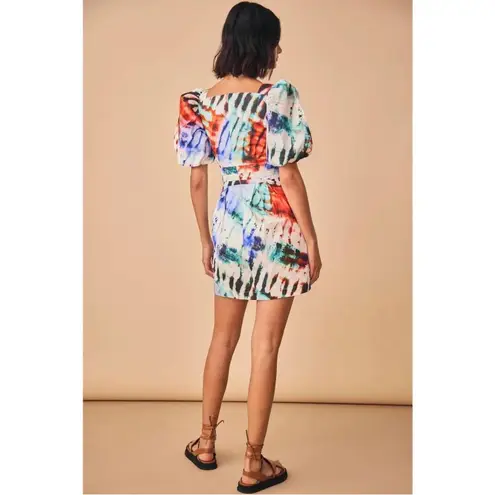 Hunter Bell tilly dress in electric tie-dye sz 4