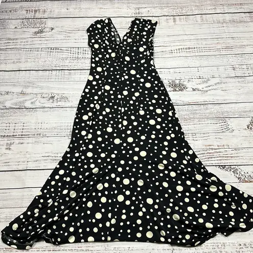 London Times  polka dot sleeveless dress size 6