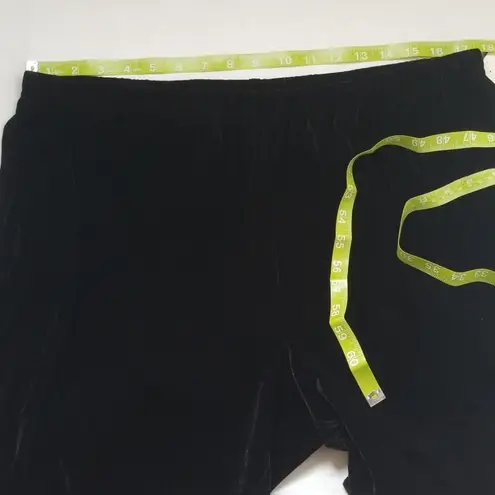 French Laundry Pants Black 22/24 Elastic Velvet