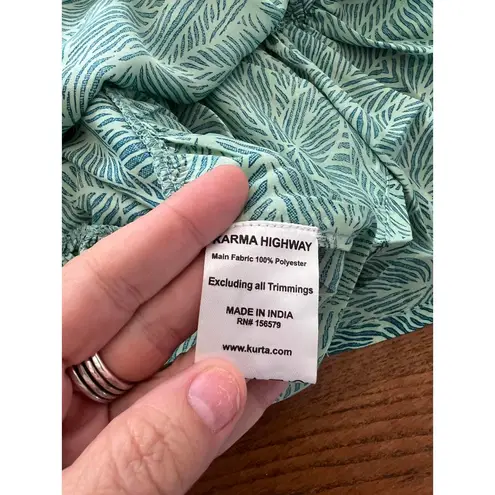 Karma Highway Tropical Print Dress