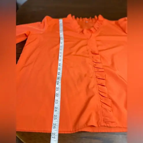 Women’s 3XL Plus Size Ruffled detail V