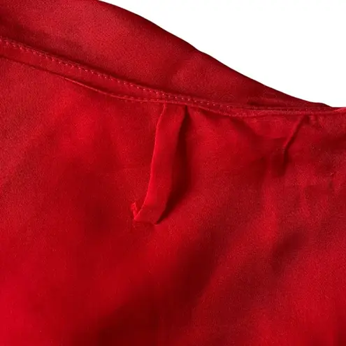 •Dolce Vita Leila silk belted handkerchief skirt• Size S Red
