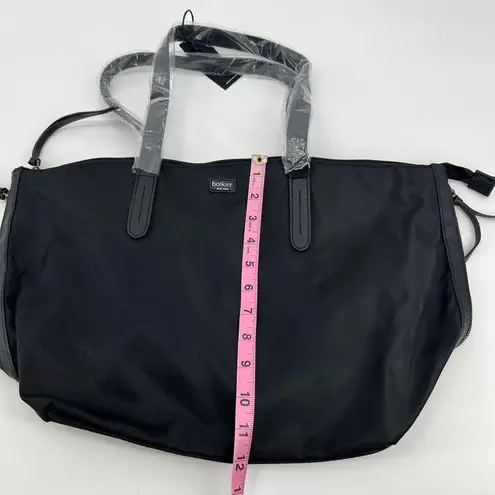 Botkier NEW Authentic black zip top tote bag tassels lightweight side tassels - Image 4