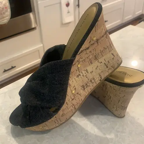 Dana Buchman Dana Buckman platform/wedge slip on sandals