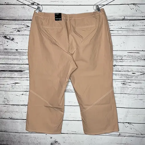 Alfani Plus NWT Size 22W Naked Clay Pink/Tan Jungle Breeze Straight Ankle Pant