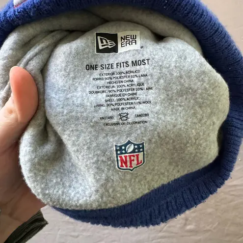 Next Era New Era New York Giants Cuffed Knit Pom Pom Beanie
