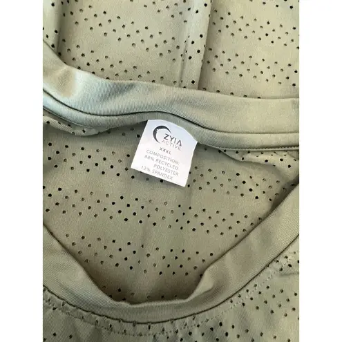 Zyia Active Chill Breathable Tank Top Womens XXXL Green Gym Running Ladies Size undefined