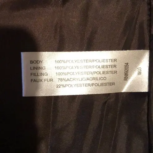 Carolyn Taylor Quilted Puffer Vest Faux Fu…