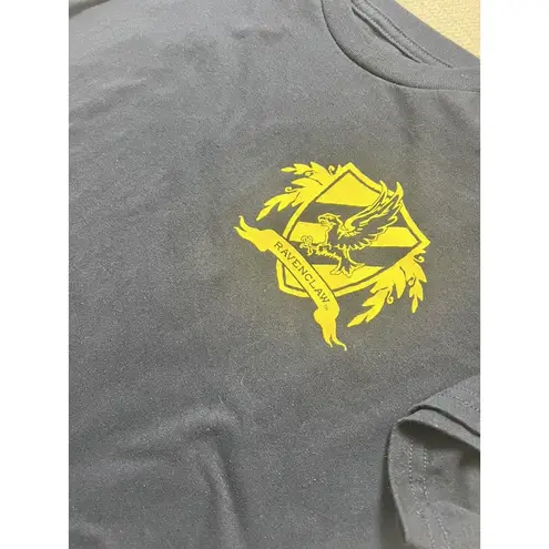 Harry Potter Ravenclaw Cape T Shirt Unisex Size Medium Navy & Yellow Blue