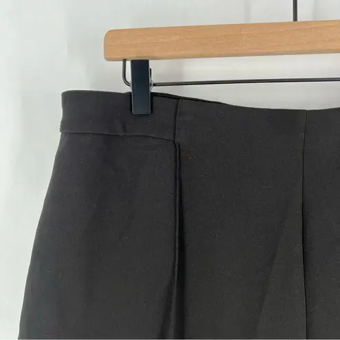 Estelle & Finn Side Zip Seamed Pant Stretch Black Crepe Slim Leg Size 14