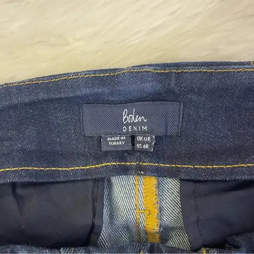 Boden Dark Wash High Waist Berkeley Pants Jeans Size 8 R Blue