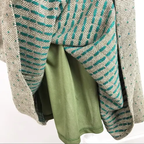 New Coconinno Vintage Berkeley Sleeveless Sweater Dress Size XL Green Wool