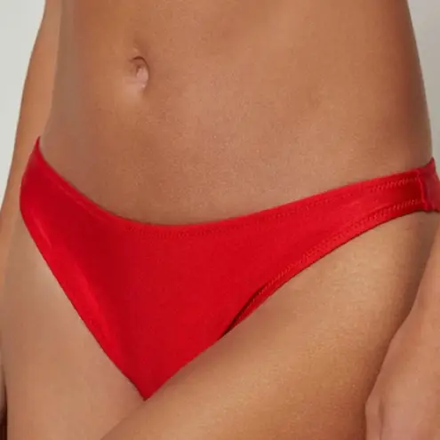 L'Agence L’Agence Jean Bikini Bottom in Scarlet Red Sz XS
