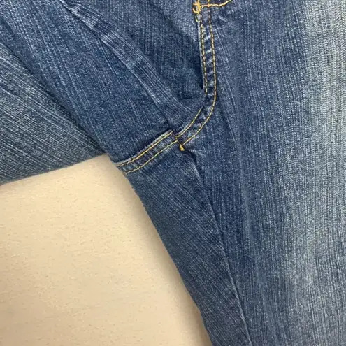 Rocawear womens 18 xl denim jeans straightleg printed logo embroidered hiphop 00