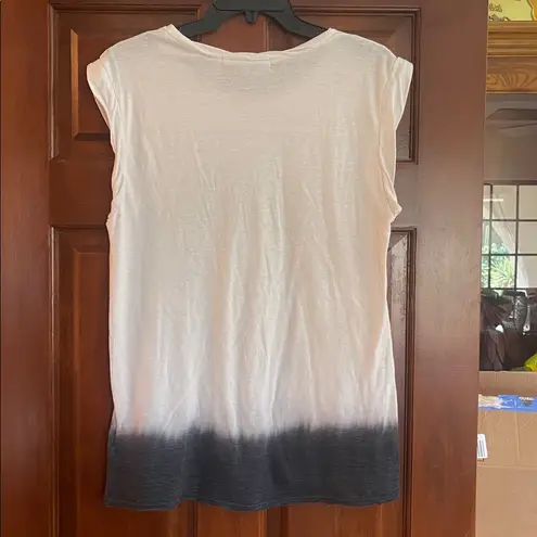 Pam & Gela Gold Text Ombre Tee