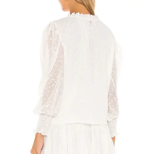 MISA Los Angeles Siena Top in Pearl Clip Dot