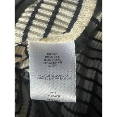 dRA Los Angeles Beau Striped Maxi Dress Size Small NWT Has Pockets! $140 Retail White