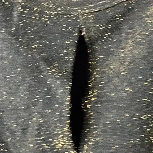 AVENUE WO SIZE 22/24 TUNIC TOP BLACK GOLD METALLIC NYLON SPANDEX BLEND CLEAN