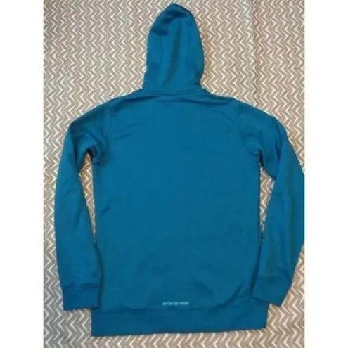 Under Armour  women's M teal/gray fleece-lined hooded full zip jacket