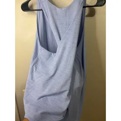 Calia Twist Back Tank Top in Periwinkle