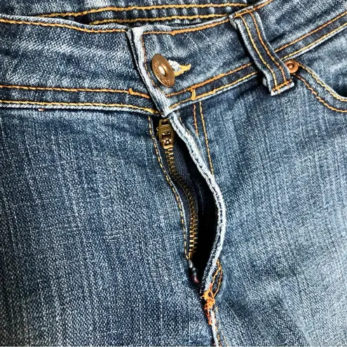 Vintage Y2K Farmer Low Rise Flare Jeans Premium Denim Western Flared size 30 Blue