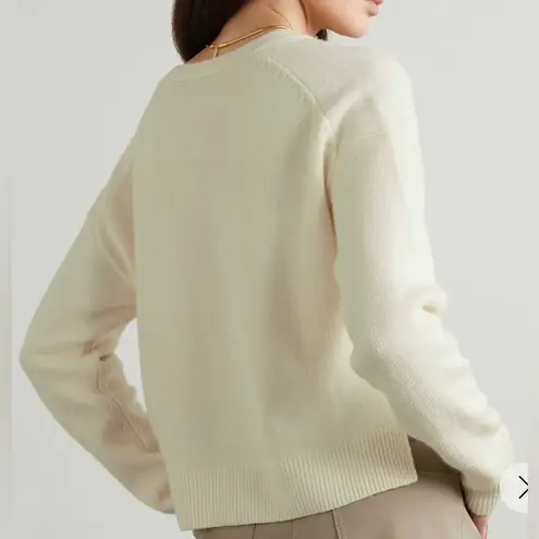 Theory 100% wool & cashmere cardigan in cream