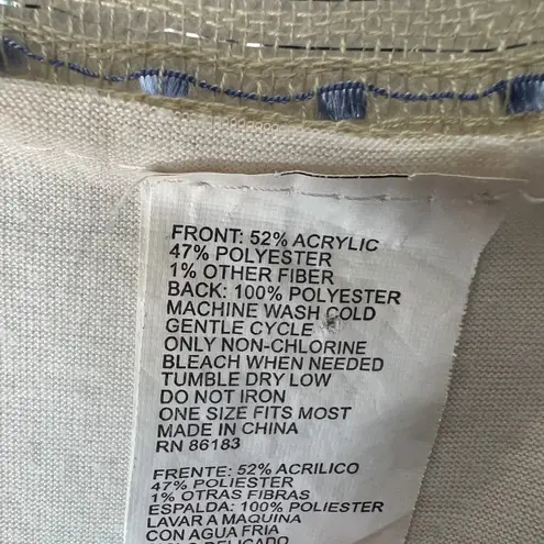 Women's Multicolor Metallic Print Bohemian Fringe Sleeveless Cardigan One Size Size undefined