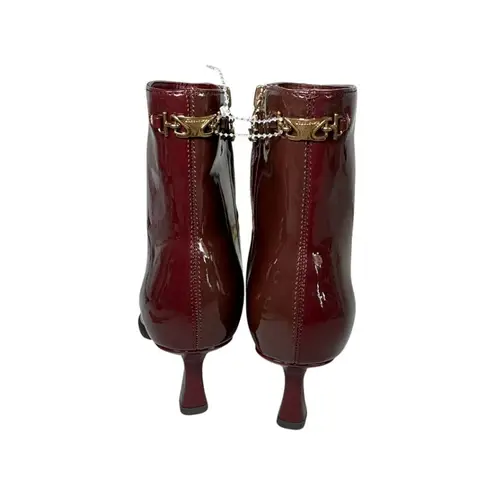 Circus by Sam Edelman Circus NY Sam Edelman Yuki Patent Pointed Toe Kitten Heel Dress Booties SZ 7