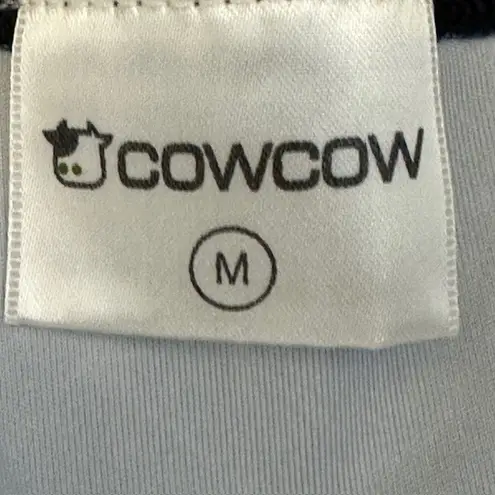 COWCOW Galaxy Constellation Print Sleeveless Fit & Flare Dress Medium Blue