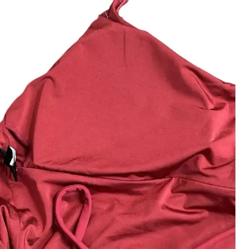 ONIA Ginny Textured One-Piece Ruby Swimsuit Size XS NWT