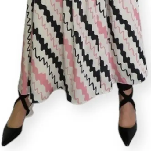 Rejina Pyo Women’s Size 39 8 Black Patent Leather Barbara Suede Wrap Tie Heels