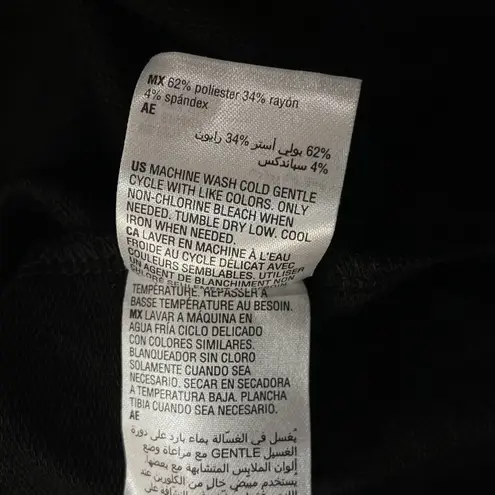 Karen Scott Medium Hooded Jacket Hoodie Long Sleeve Stretch Lightweight Black