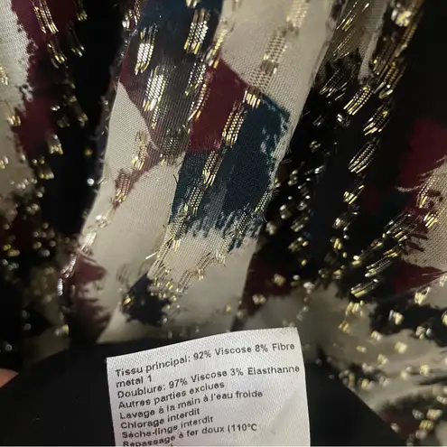 Ba&sh Lady Metallic Lurex Midi Dress