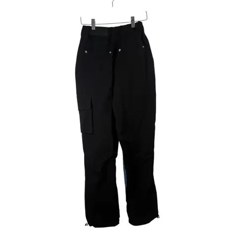 Maniere De Voir Blue Black Hybrid Two Tone Cargo Jeans Y2K Womens 8