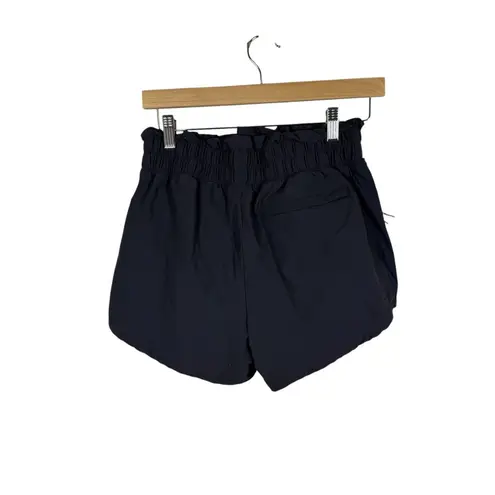 FLX Women’s High Rise Lined Athletic Utility Shorts Grey Size S Gray