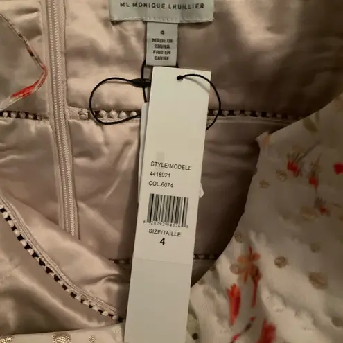 Monique Lhuillier Wildflower Jacquard Mermaid Gown Dress