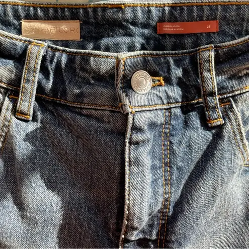 Pilcro and the Letterpress Anthropologie Pilcro The Vintage Straight Jeans Sz 28 Medium Wash