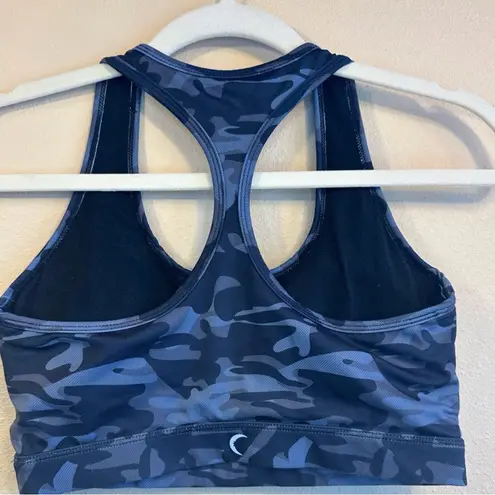Zyia ACTIVEWEAR BLUE CAMO RACERBACK SPORTS BRA Sz. Med ATHLETIC WEAR 🩵NWOT🩵