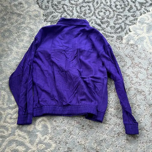 Vintage Objects Gold Silk Tracksuit Purple Medium
