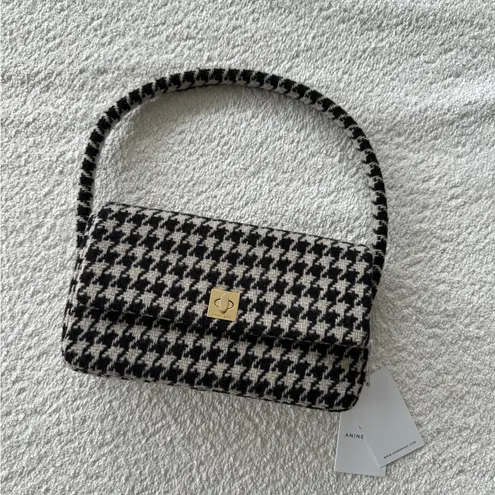 ANINE BING NWT Nico Bag in Black & Beige