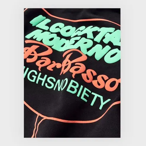 The Bar 🌺 SOLD OUT!!!  Basso x HighsnobietyCocktail Glass Hoodie Black