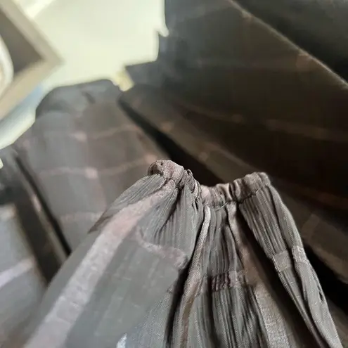 Allison & Kelly Plaid Long Sleeve Black Romper Size Snap NWT