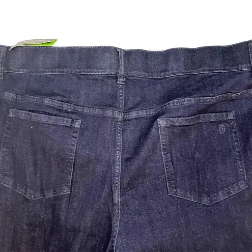 Susan Graver Stretch Denim Flare Jeans -Indigo