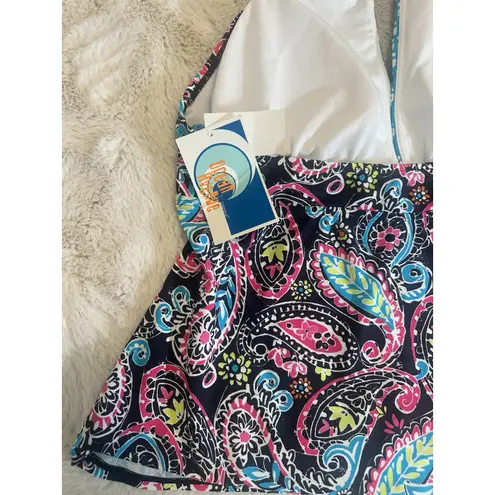 Avenue NWT Ocean Tankini Swim Top Multicolor Size L