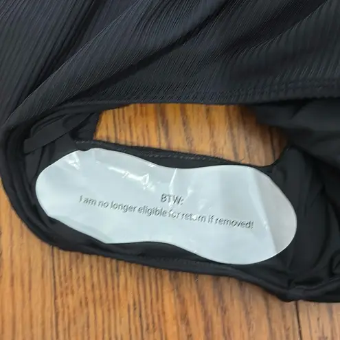 ANDIE  Swim The Mykonos Rib One Piece LT Swimsuit Black size XXXL Long torso NWT