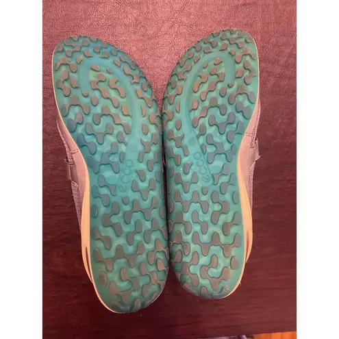 Ecco BIOM Natural Motion Mary Jane Shoes Gray Teal Mesh Size 39 US 8.5 Minimal