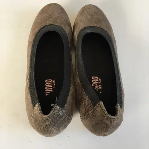 Munro American Women's Ashlie Crosshatch Ballet Flats Size 8.5N Narrow S…